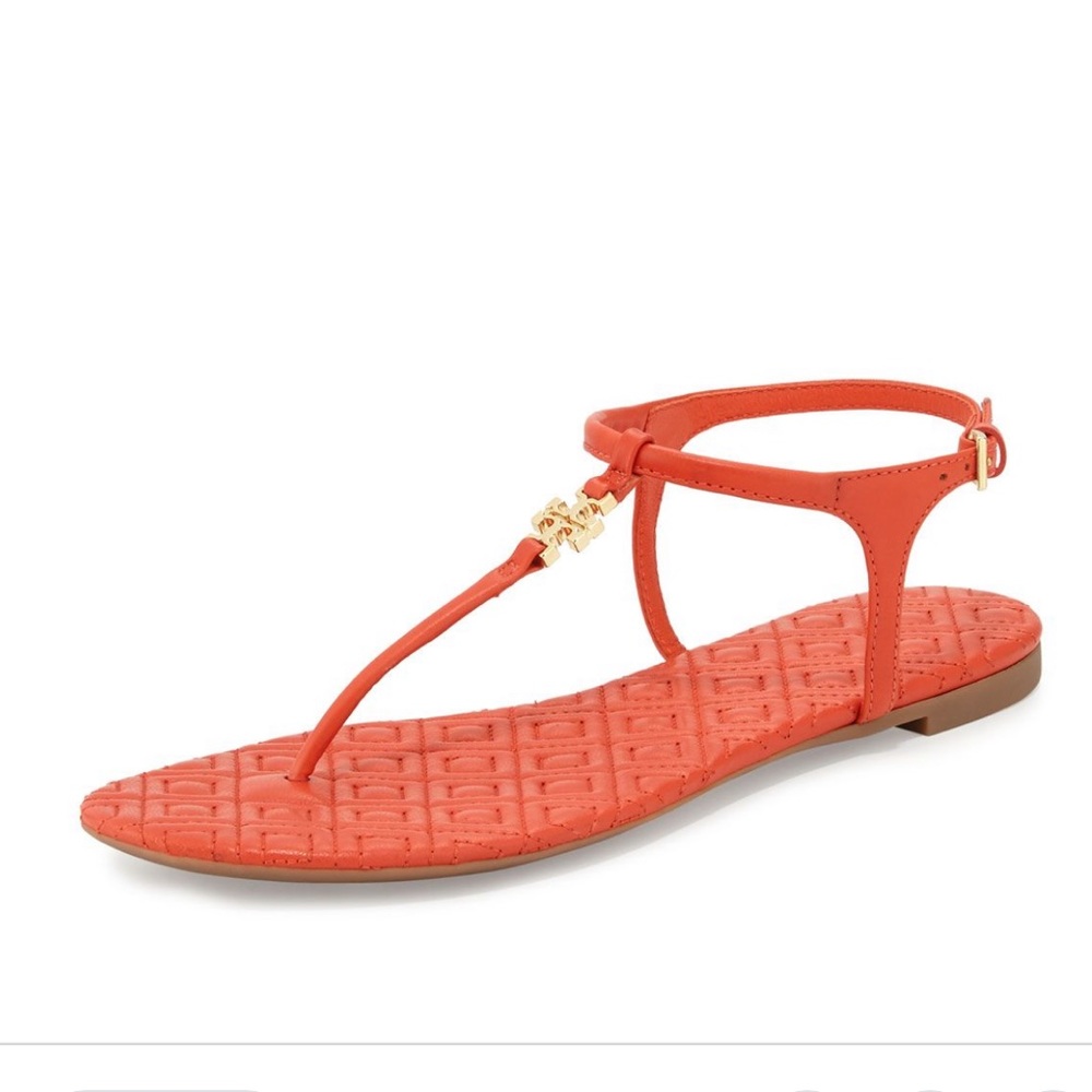 Tory Burch marion quilted Sandals Size 7.5